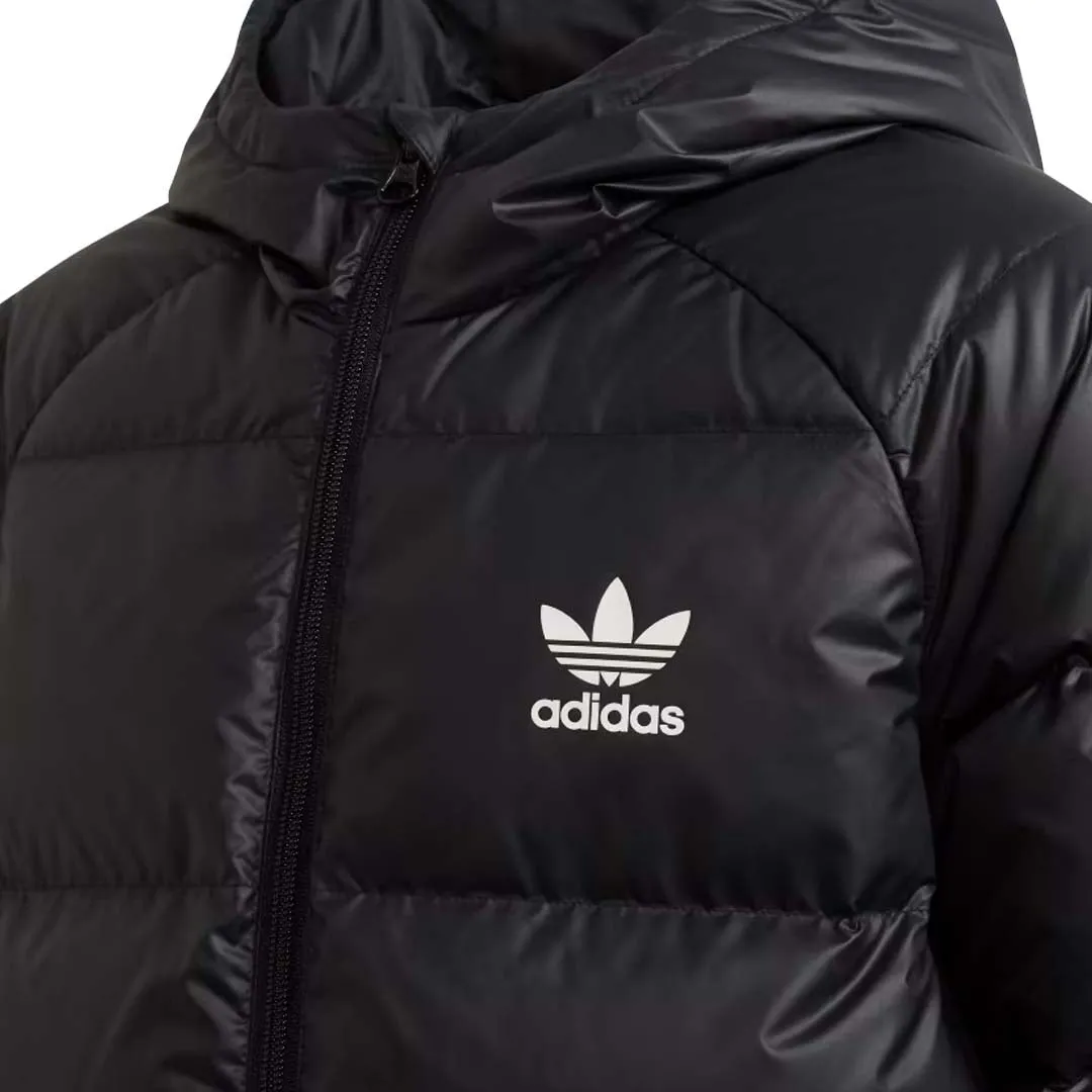 Sure! Heres an optimized title for the e-commerce product:

Adidas Junior Adicolor Longline Down Jacket - Stylish Warmth for Kids (H34567)