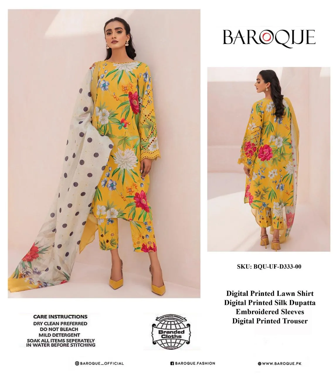 Baroque Lawn Suit