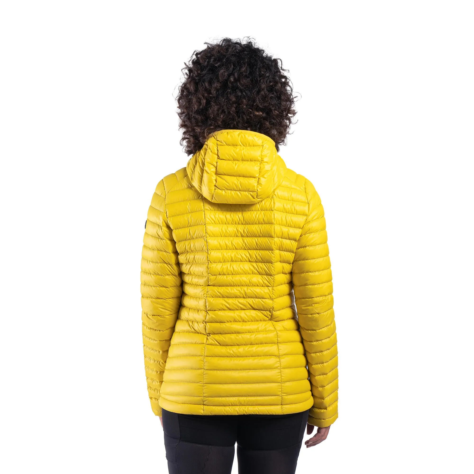Forclaz MT100 Womens Hooded Down Puffer Jacket with Adjustable Hood