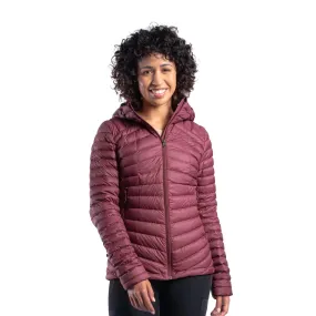 Forclaz MT100 Womens Hooded Down Puffer Jacket with Adjustable Hood